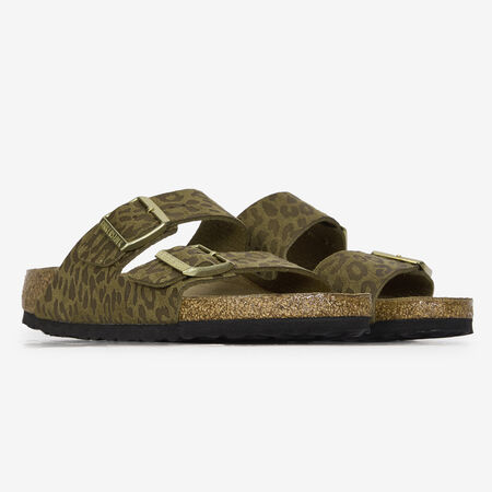 BIRKENSTOCK ARIZONA CHEETAH KHAKI DAMES