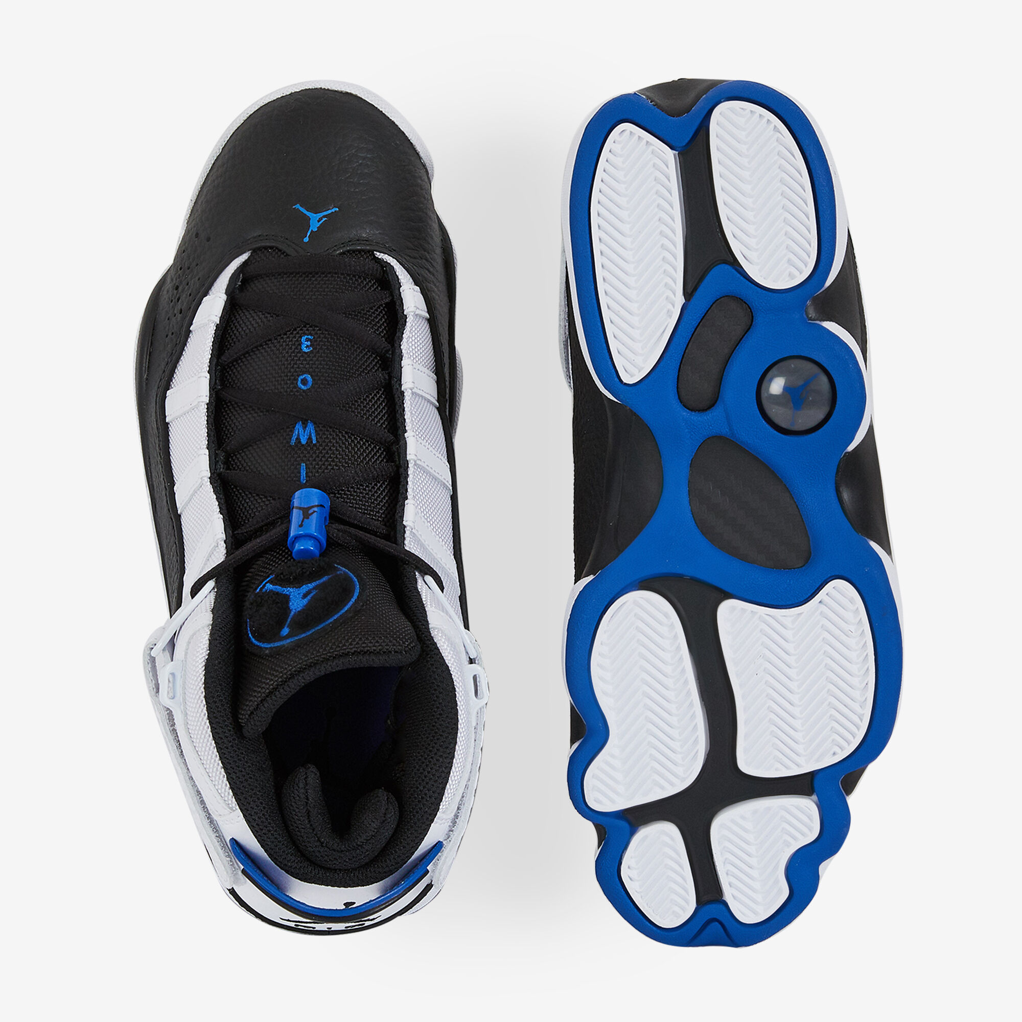 6 rings jordans blue discount