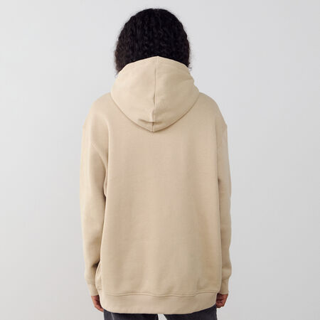 ADIDAS ORIGINALS HOODIE ESSENTIAL TREFOIL OS BEIGE DAMES