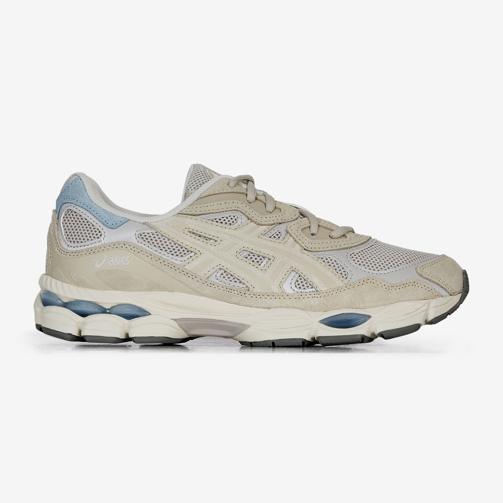 ASICS GEL NYC BEIGE BLAUW SNEAKERS HEREN Courir