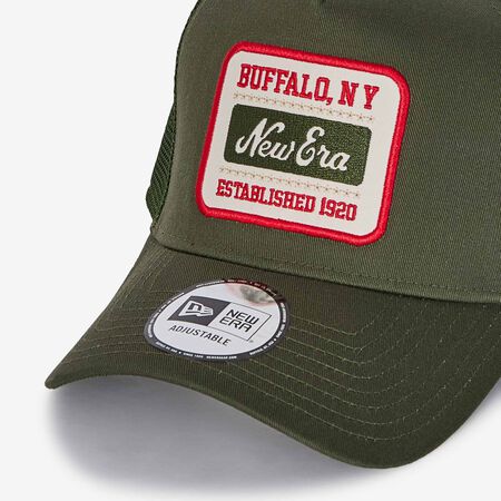 NEW ERA TRUCKER NE PATCH GROEN HEREN