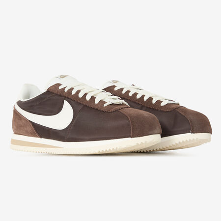 NIKE cortez CORTEZ NYLON BRUIN/WIT HEREN