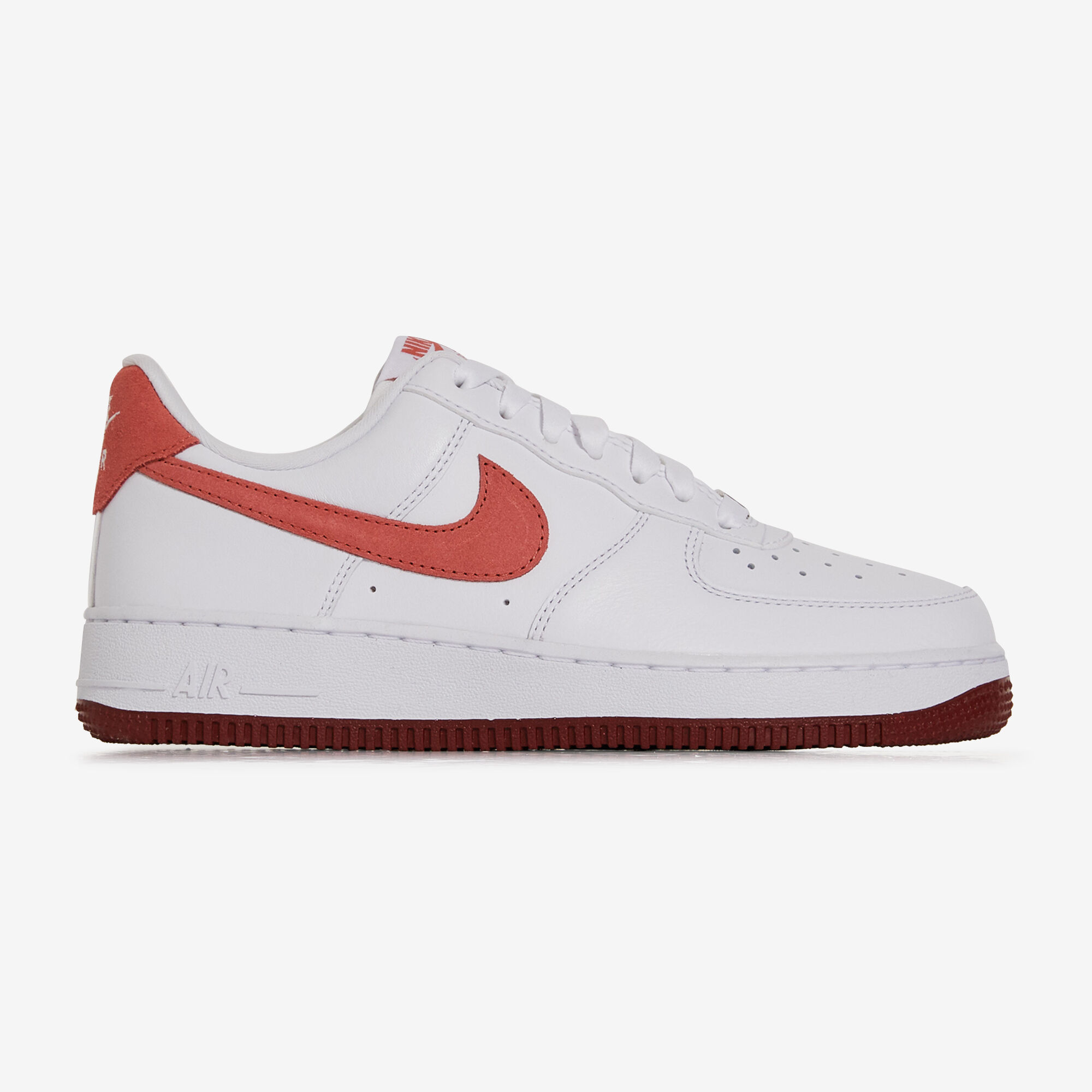 NIKE AIR FORCE 1 LOW VALENTINE WIT BORDEAUXROOD SNEAKERS DAMES Courir