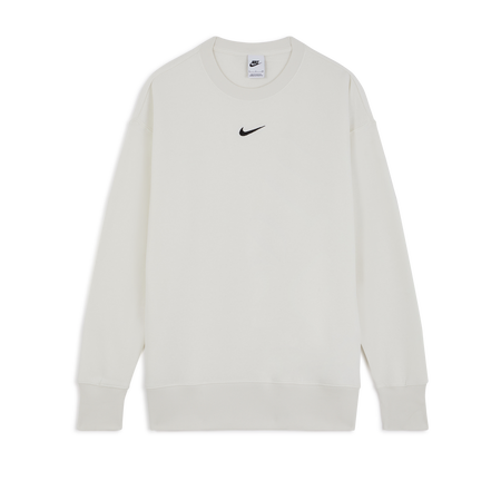 NIKE SWEAT CREW PHOENIX LONG OVERSIZED, ECRU ECRU DAMES