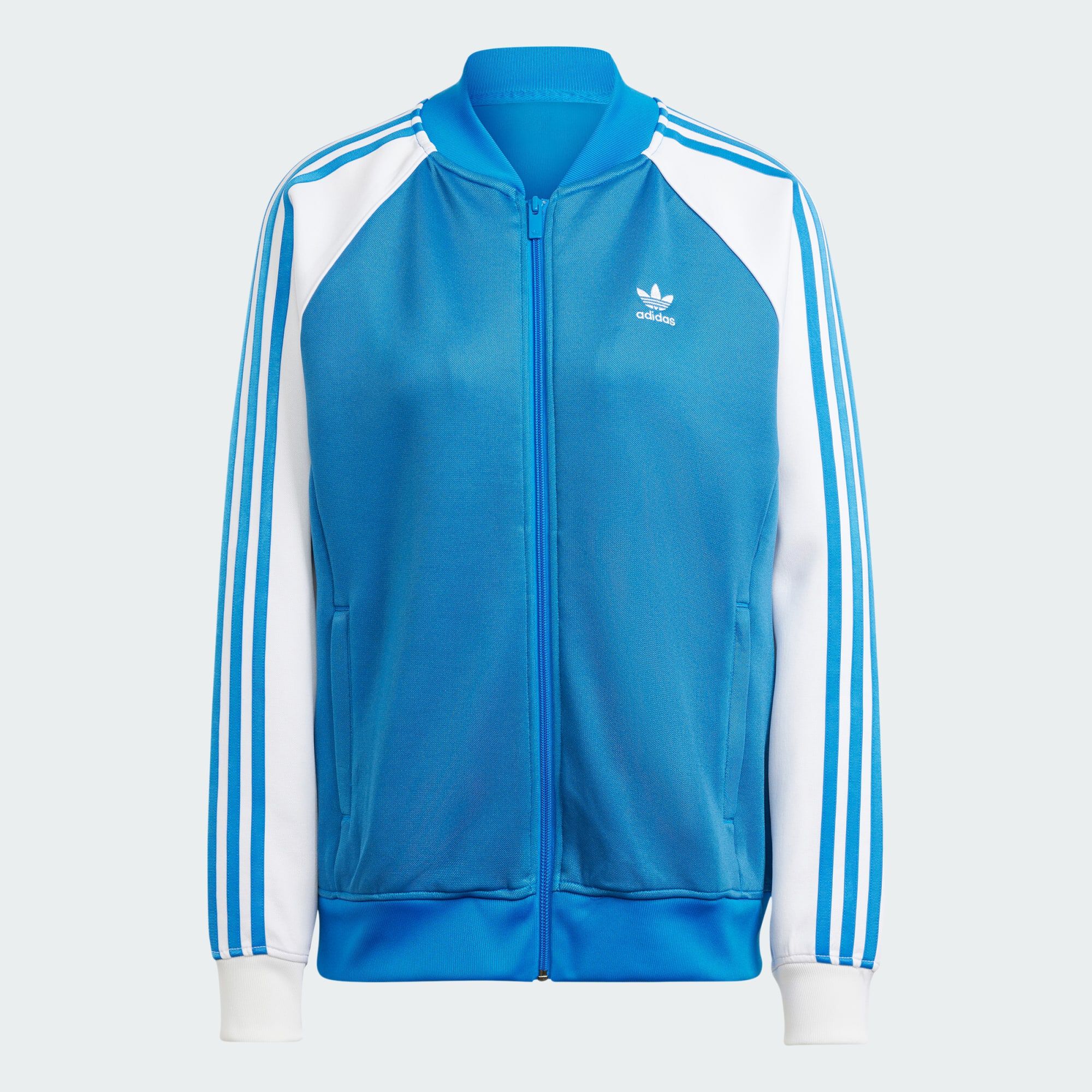 ADIDAS ORIGINALS ADICOLOR CLASSICS OVERSIZED SST TRACK TOP Blue