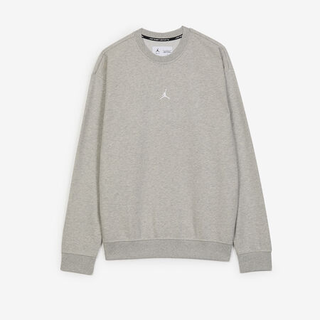 JORDAN SWEAT CREW CENTERED LOGO GRIJS/WIT HEREN