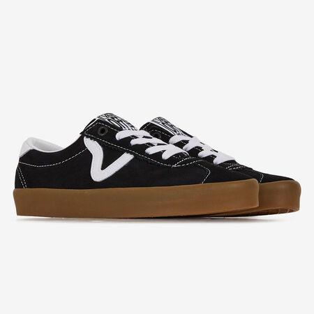 VANS SPORT LOW ZWART/WIT DAMES
