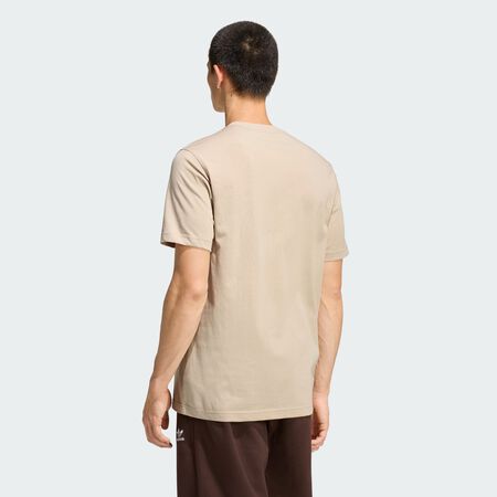 ADIDAS ORIGINALS TEE SHIRT ESSENTIAL BEIGE HEREN
