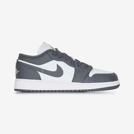 AIR JORDAN 1 LOW : GRIJS/WIT