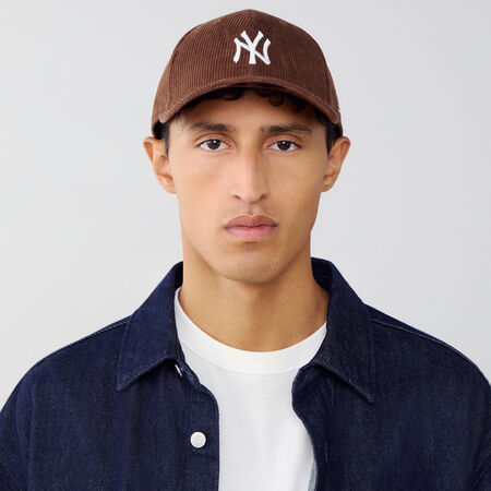 NEW ERA 9FORTY NY MCROWN CORD BRUIN/WIT HEREN
