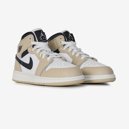JORDAN air jordan 1 AIR JORDAN 1 MID WIT/BEIGE JUNIOR
