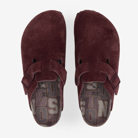 BIRKENSTOCK boston BOSTON SUEDE VARSITY BORDEAUXROOD DAMES