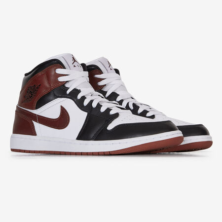 JORDAN air jordan 1 AIR JORDAN 1 MID WIT/BRUIN HEREN