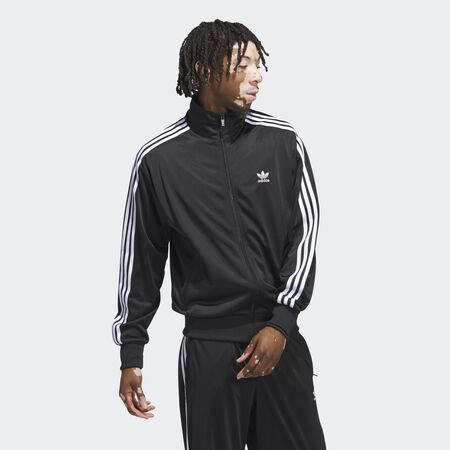 ADIDAS ORIGINALS JACKET FZ TRACKTOP FIREBIRD ZWART/WIT HEREN
