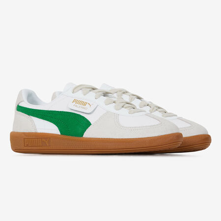 PUMA palermo PALERMO LEATHER WIT/GROEN DAMES