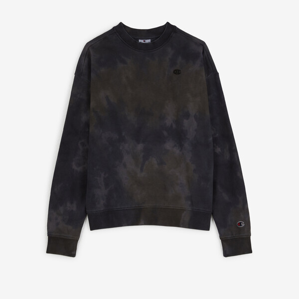 TIE AND DYE CREW SWEATER