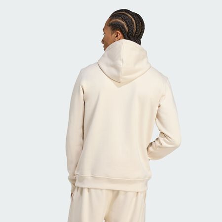 ADIDAS ORIGINALS HOODIE ESSENTIAL TREFOIL BEIGE/WIT HEREN