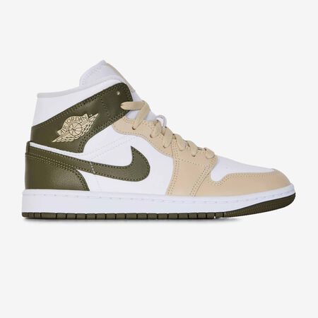 JORDAN air jordan 1 AIR JORDAN 1 MID WIT/KHAKI DAMES
