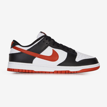 DUNK LOW : ZWART/ROOD