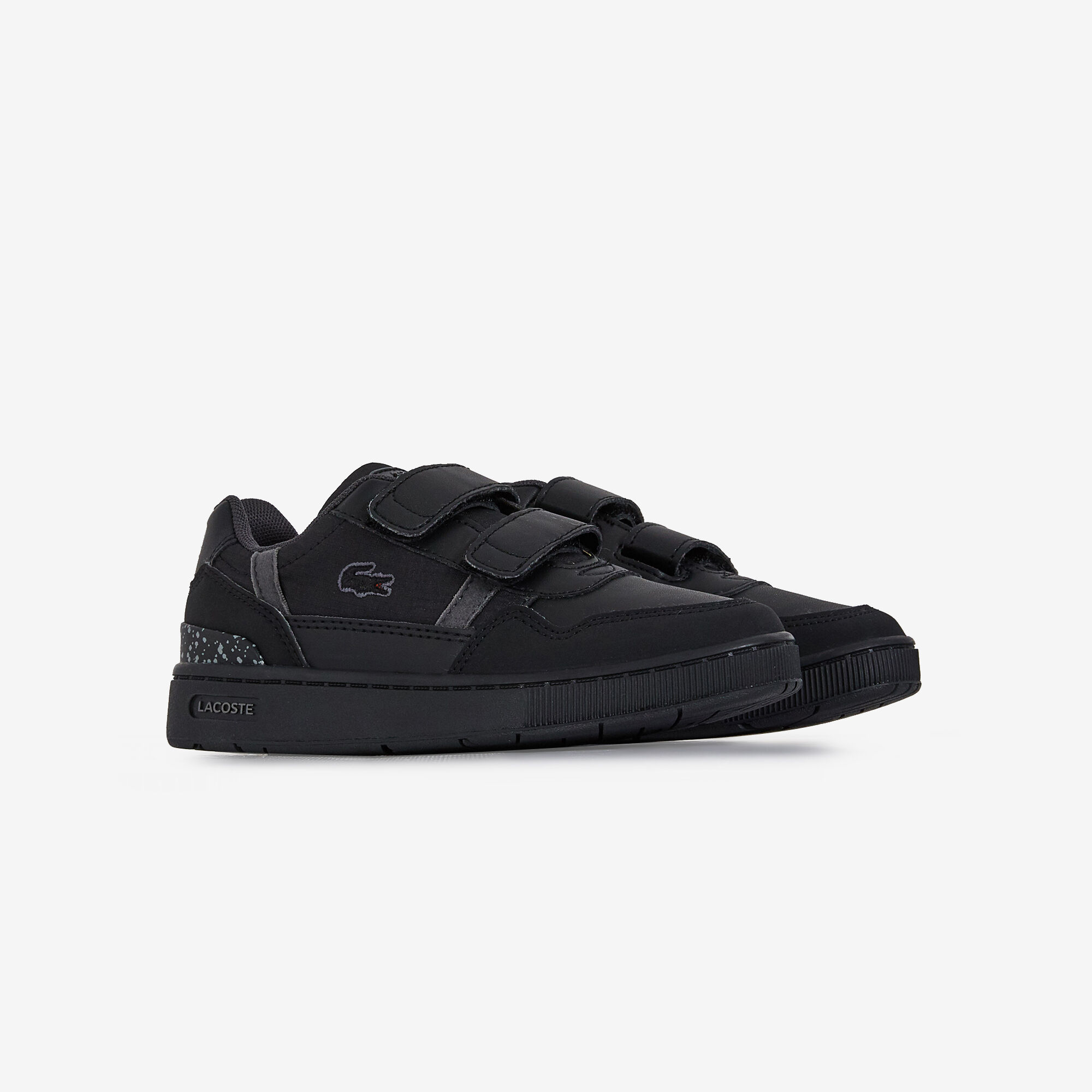 LACOSTE T CLIP CF INSULATE SPECKLES ZWART SNEAKERS KINDEREN