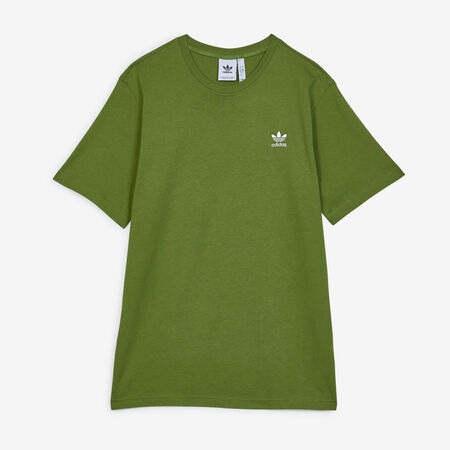 ADIDAS ORIGINALS TEE SHIRT ESSENTIAL GROEN/WIT HEREN
