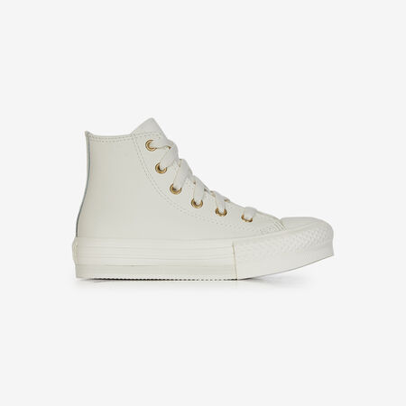 CONVERSE chuck taylor all star CHUCK TAYLOR ALL STAR EVA LIFT HI LEATHE BEIGE/GOUD KIND