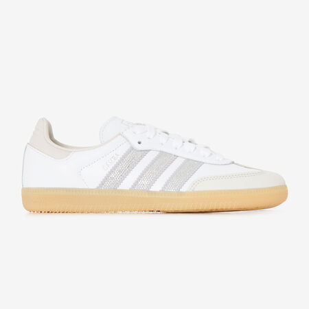 ADIDAS ORIGINALS samba SAMBA OG RHINESTONES WIT/ZILVER DAMES