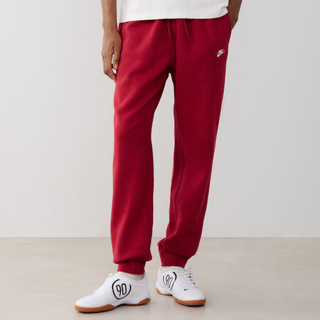 NIKE PANT JOGGER CLUB BORDEAUXROOD/WIT HEREN