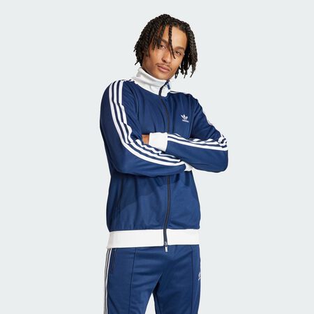 ADIDAS ORIGINALS JACKET FZ ADICOLOR CLASSICS MARINEBLAUW/WIT HEREN
