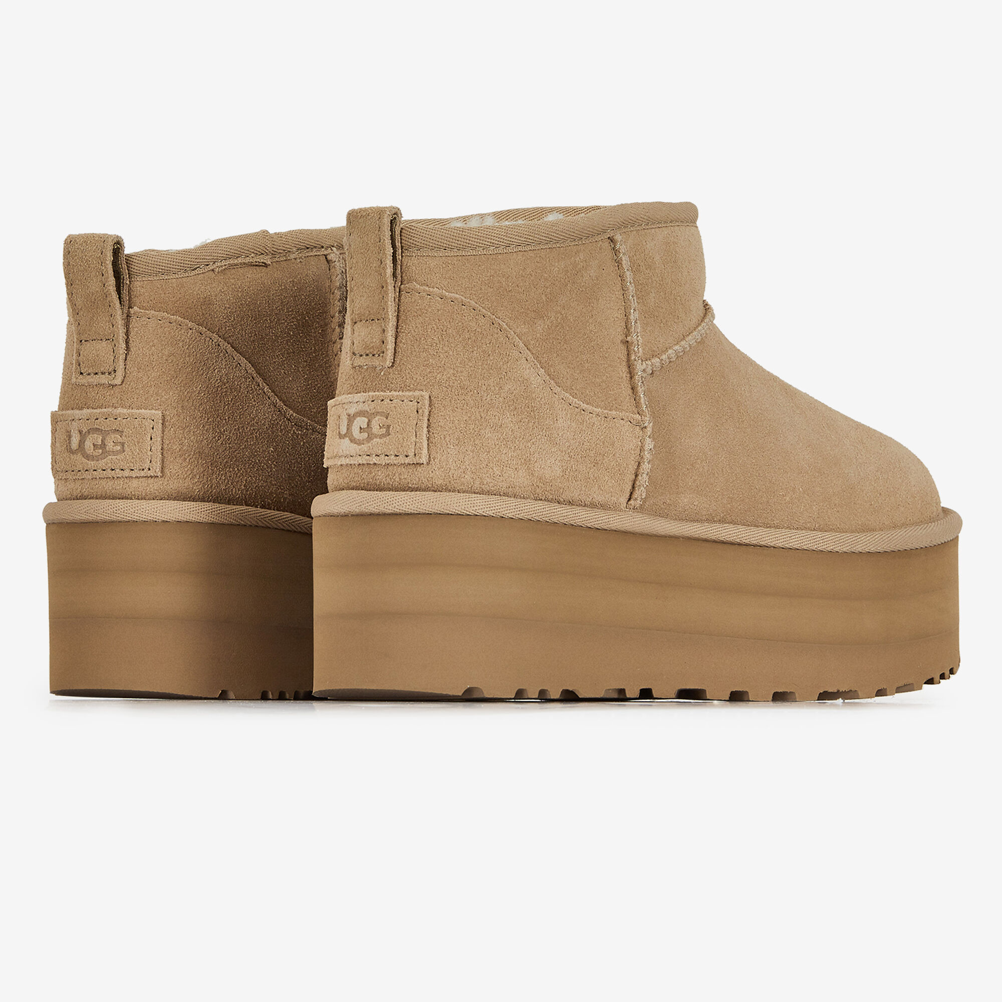 UGG CLASSIC ULTRA MINI PLATFORM BEIGE - SNEAKERS DAMES | Courir.nl