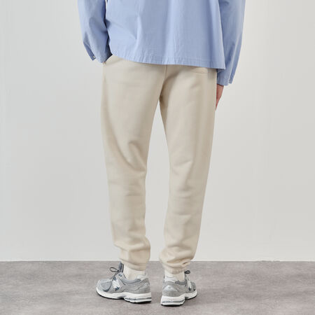 NEW BALANCE PANT JOGGER SMALL LOGO BEIGE HEREN