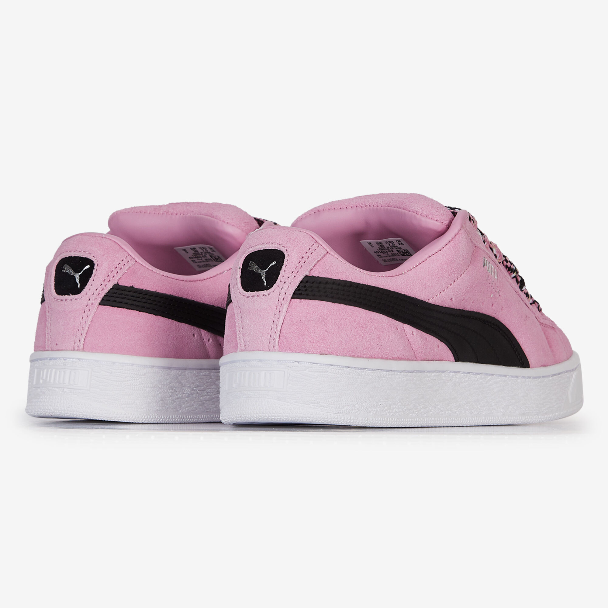 Puma suède platform sneakers roze best sale