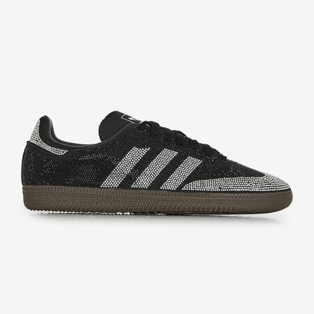 ADIDAS ORIGINALS samba SAMBA OG RHINESTONES ZWART/ZILVER DAMES