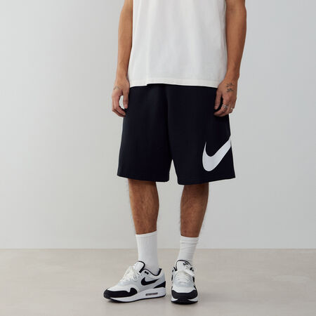 NIKE SHORT CLUB BB ZWART/WIT HEREN
