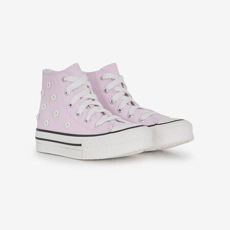 CONVERSE chuck taylor all star CHUCK TAYLOR EVA LIFT HI BEADS ROZE/WIT KIND