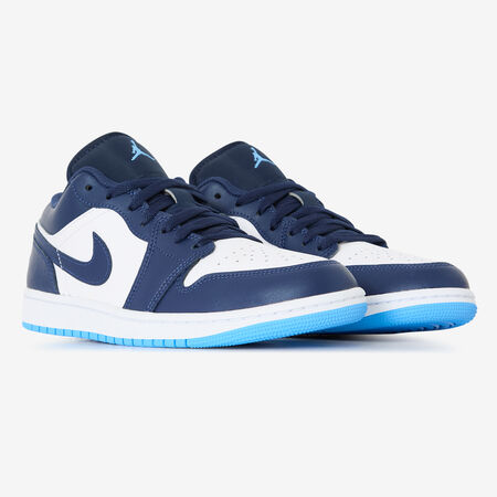 JORDAN air jordan 1 AIR JORDAN 1 LOW WIT/MARINEBLAUW HEREN