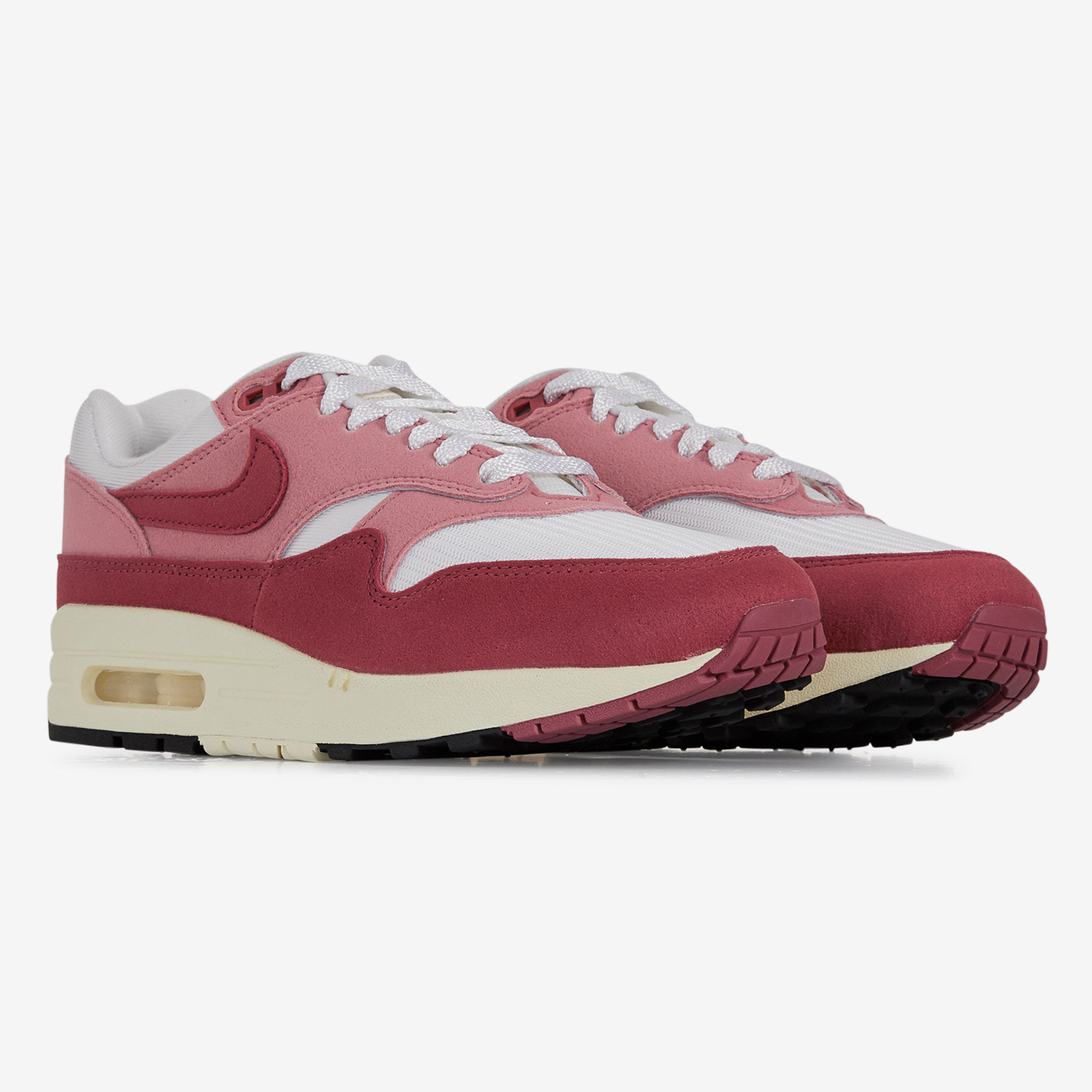 NIKE AIR MAX 1 WIT ROZE SNEAKERS DAMES Courir