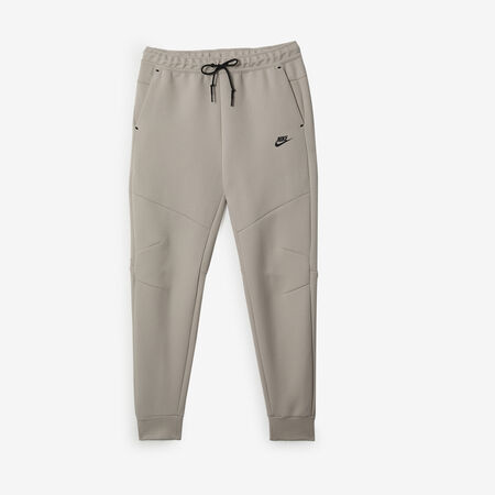NIKE PANT JOGGER TECH FLEECE BEIGE/ZWART HEREN
