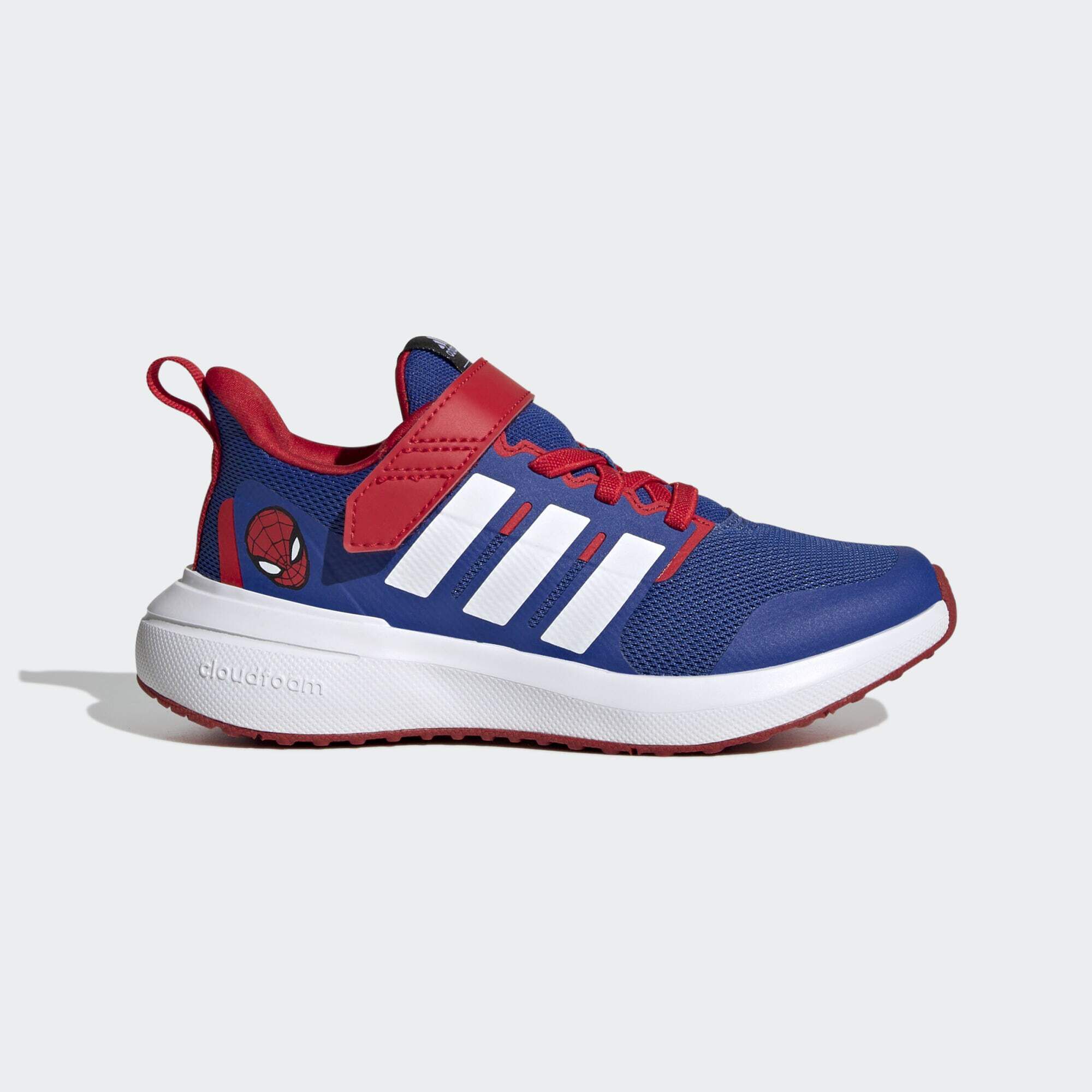 ADIDAS X MARVEL FORTARUN SPIDER MAN 2.0 CLOUDFOAM SPORT LACE TOP STRAP SHOES