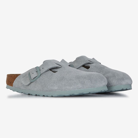 BIRKENSTOCK boston BOSTON SUEDE PURE SAGE GROEN DAMES