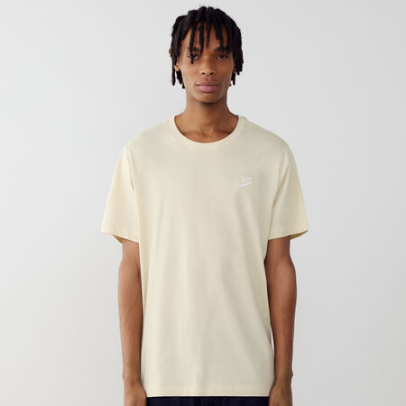 TEE SHIRT CLUB : BEIGE/WIT