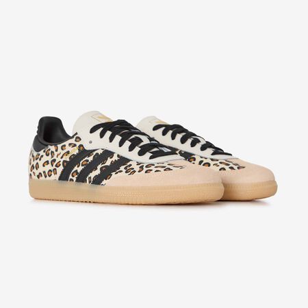 ADIDAS ORIGINALS samba SAMBA OG LEOPARD BEIGE/ZWART JUNIOR