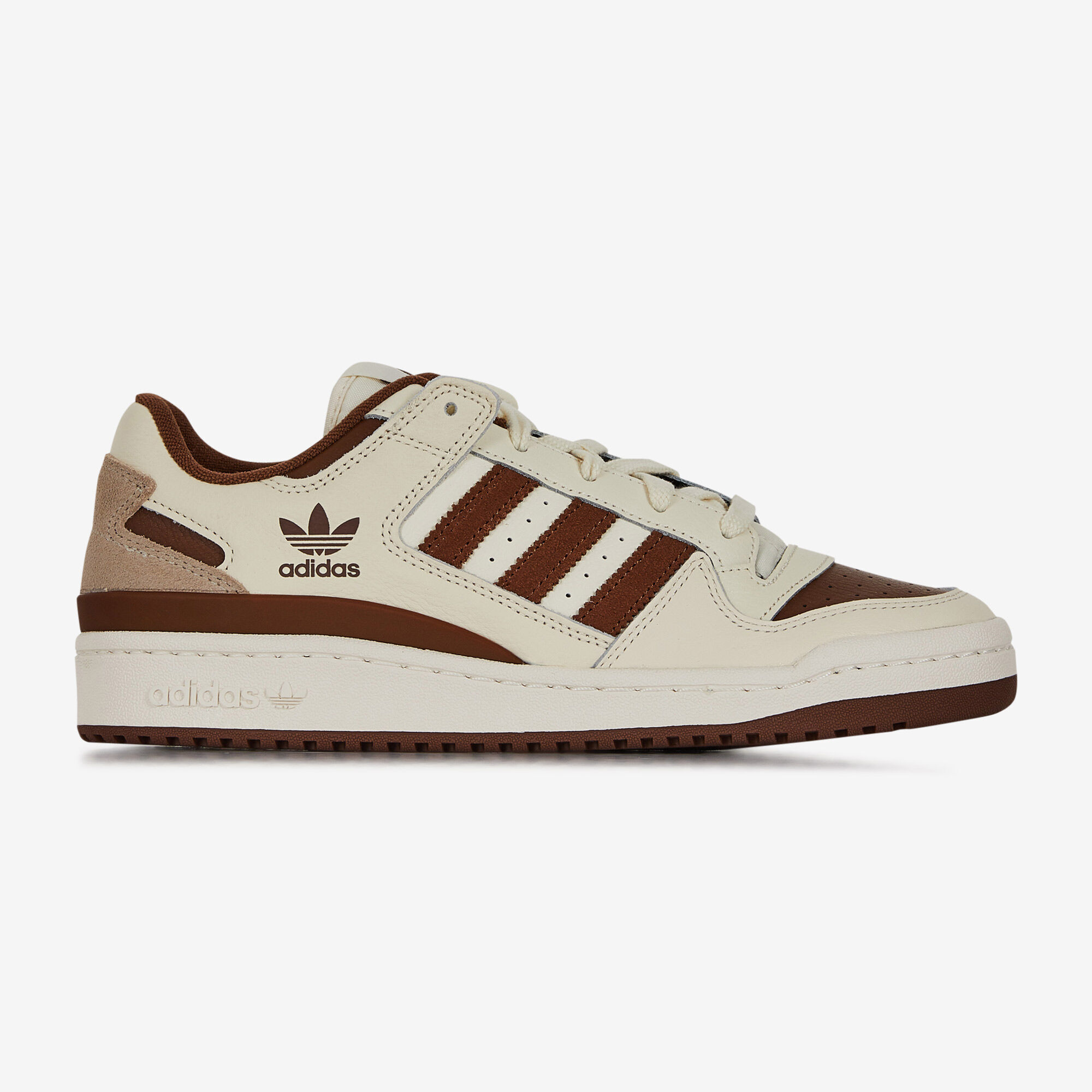 ADIDAS ORIGINALS FORUM LOW CL BEIGE BRUIN SNEAKERS HEREN Courir