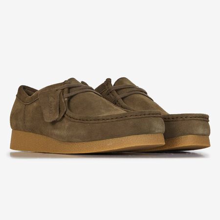 CLARKS WALLABEE EVO KHAKI HEREN