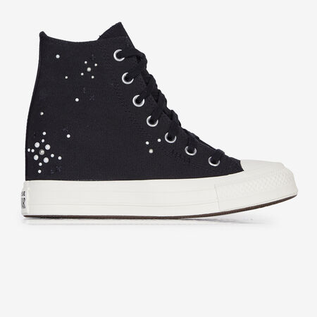 CONVERSE chuck taylor all star CHUCK TAYLOR ALL STAR WEDGE STUDS ZWART DAMES