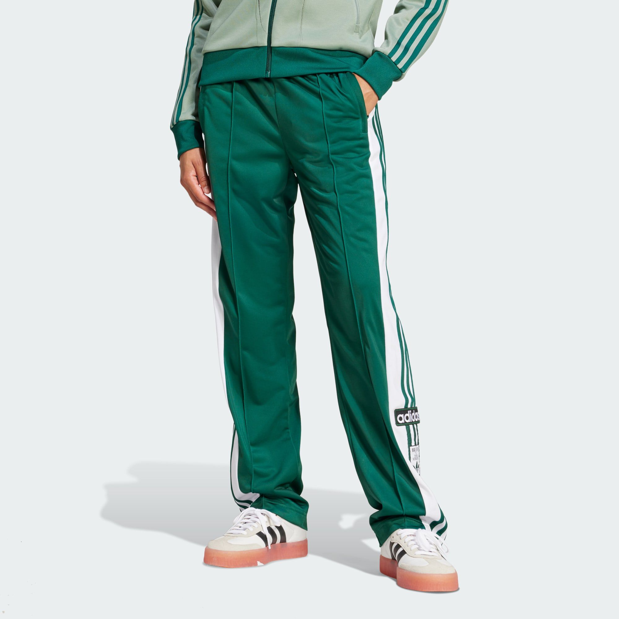 Groene adidas broek store