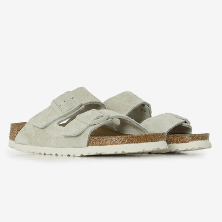 BIRKENSTOCK arizona ARIZONA SUEDE OYSTER WIT DAMES