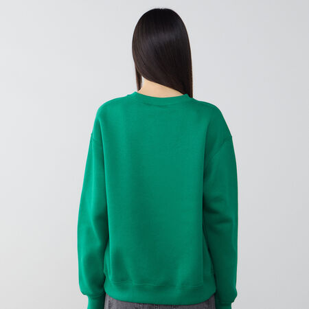 JORDAN SWEAT CREW BROOKLYN GROEN/WIT DAMES