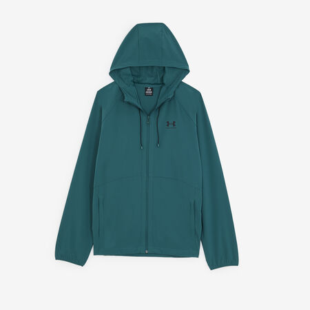 JACKET FZ WOVEN VIBE : GROEN
