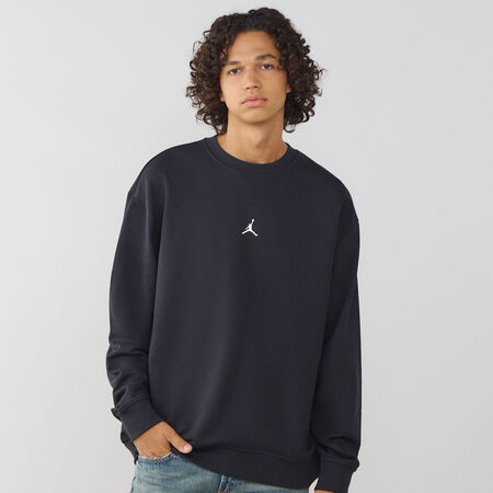 JORDAN SWEAT CREW CENTERED LOGO ZWART/WIT HEREN
